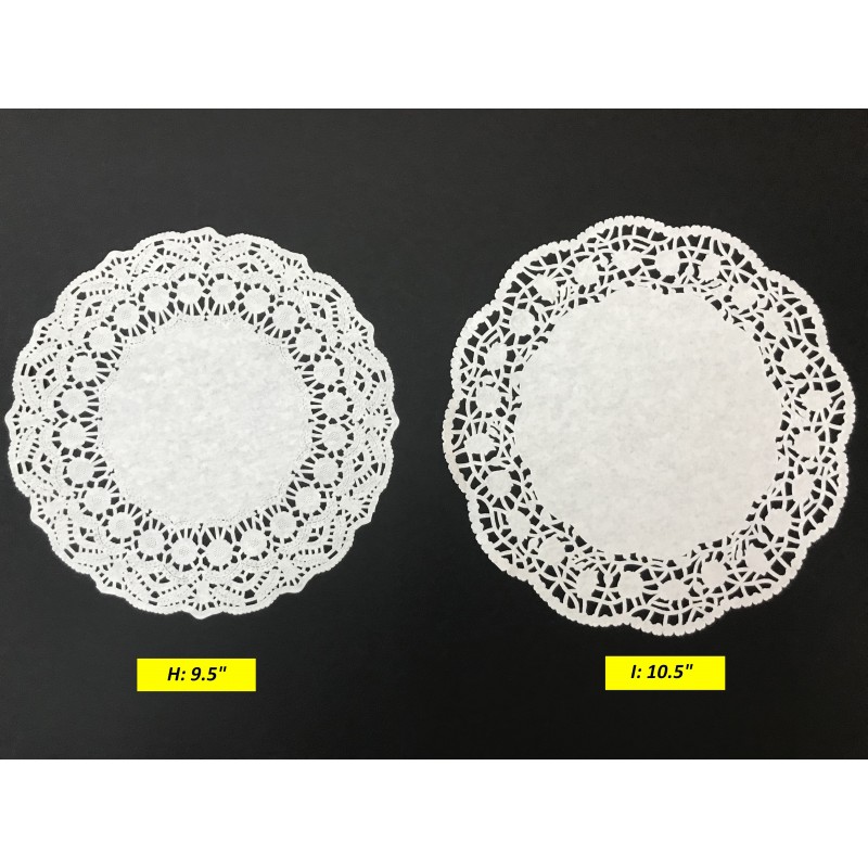 White Round Paper Doilies