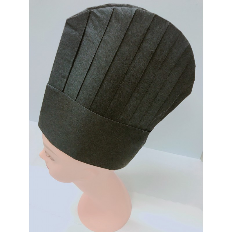 NonWoven Chef Hat 25cm (10'') / Black